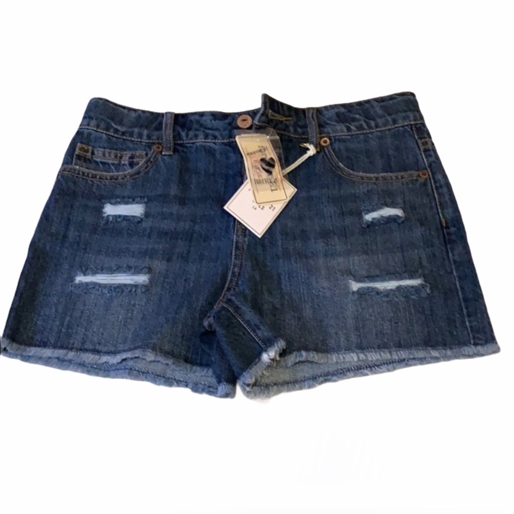 ✨2/$12✨BNWT F21 Girls Jean Shorts 11/12